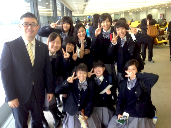 修学旅行速報 海外班１日目 兵庫県 私立 高校 神戸野田高等学校